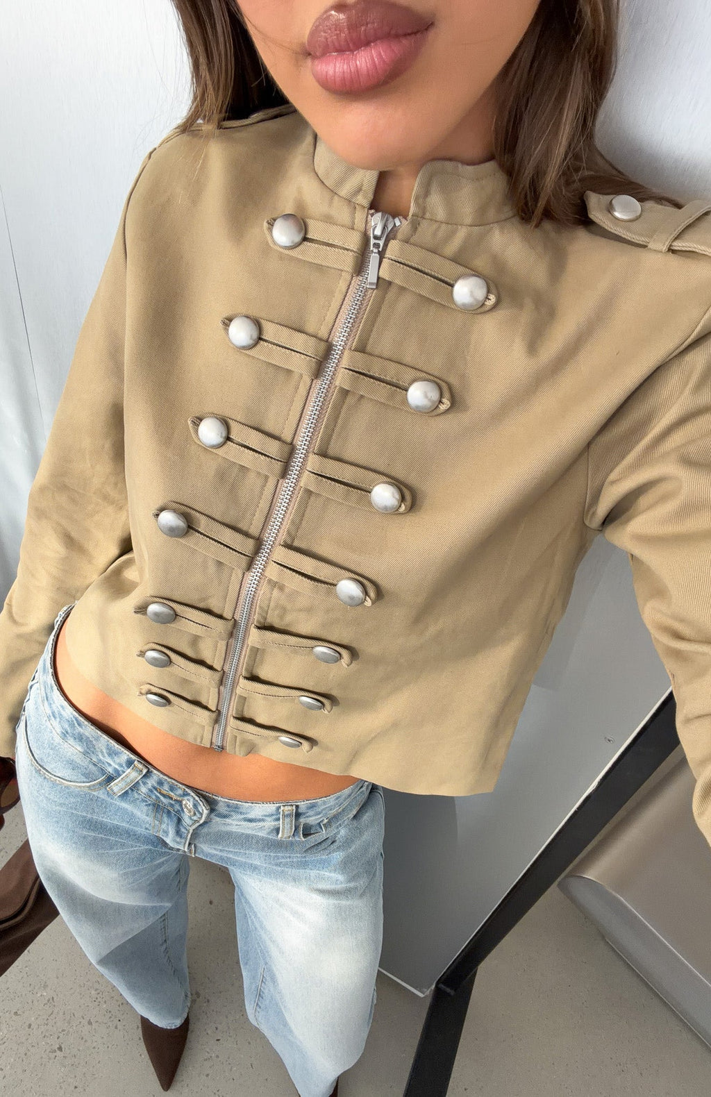Vesper Military Jacket Tan