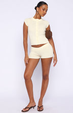 Almost Love Knit Top Lemon