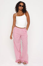Always About Us Pants Strawberry Stripe