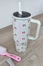 Colson Drink Bottle 1.2 Litre Cream Bows