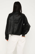 Crave When It's Gone PU Jacket Black