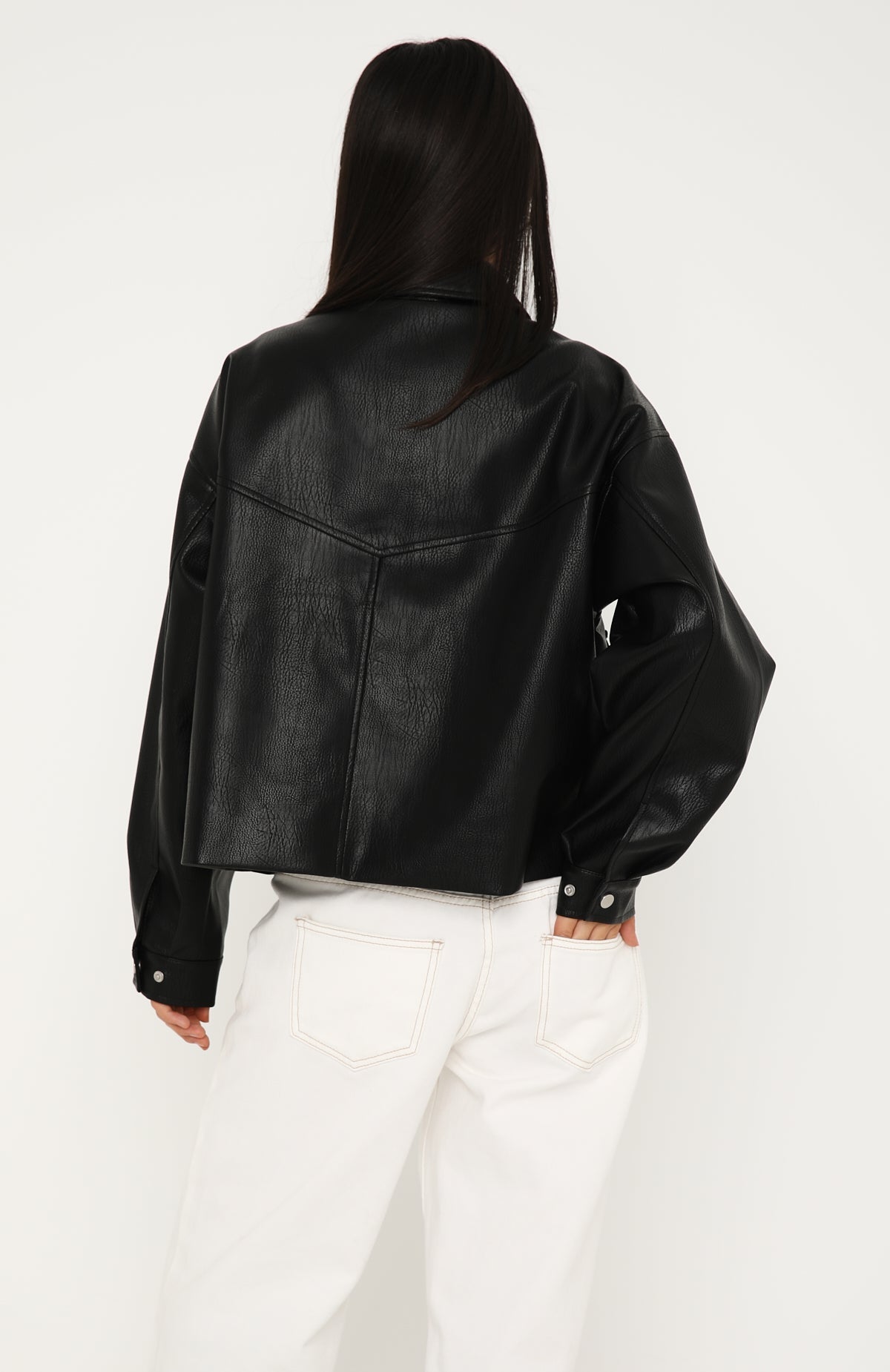 Crave When It's Gone PU Jacket Black