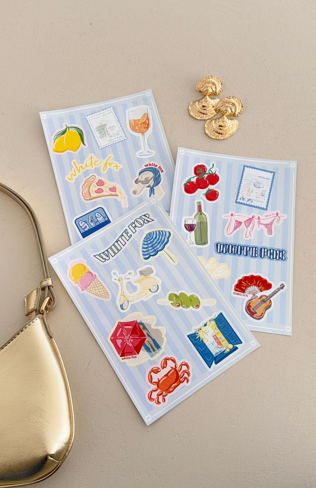 Euro Summer Sticker Pack Mixed