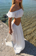Flounce Flirt Top White