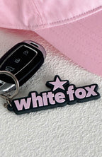 From The Archives Charli Keychain Charcoal/Pink