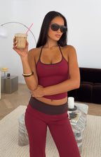Glow Game Halter Top Red