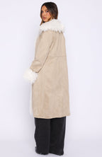 Help Me Down Coat Beige