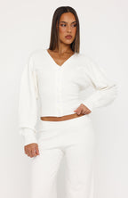 Kassandra Knit Cardigan Off White
