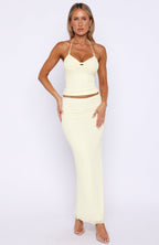 Lemon Squeeze Halter Top Lemon