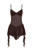 Only Tonight Lace Playsuit Chocolate