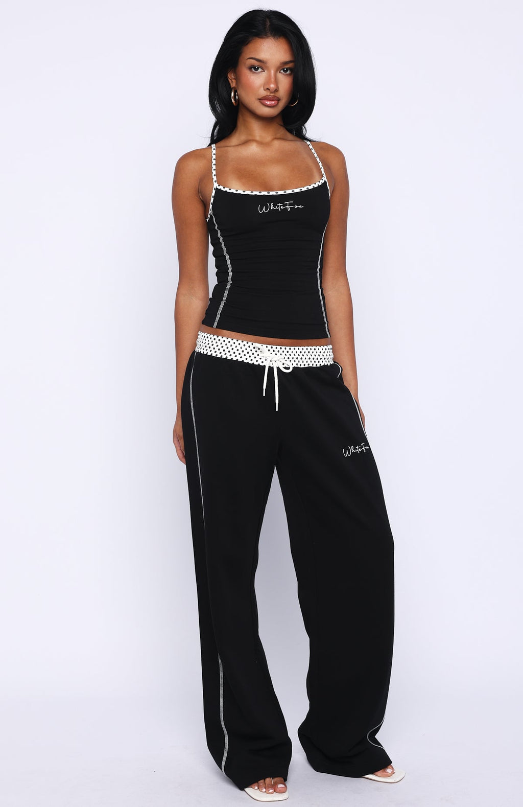 Pure Attraction Singlet Top Black
