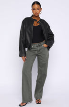 Put In Effort Jacket Black