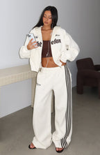 Release 15 Asalia Wide Leg Sweatpants Off White