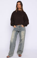 Sashi Knit Sweater Espresso