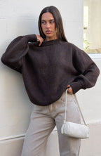 Sashi Knit Sweater Espresso