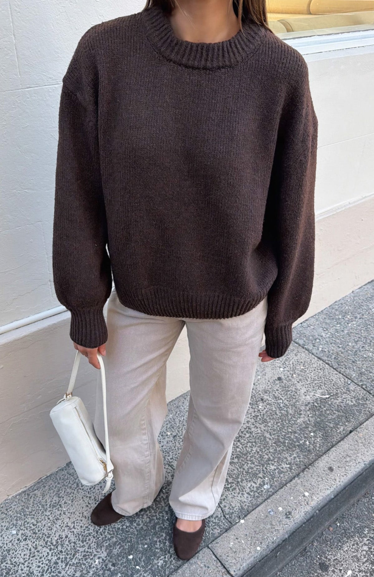 Sashi Knit Sweater Espresso