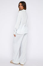 She's Got This Pyjama Pants Sky Blue Gingham