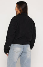 The Hieress Bomber Jacket Black