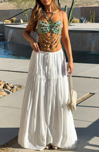 Own The Night Beaded Top Green