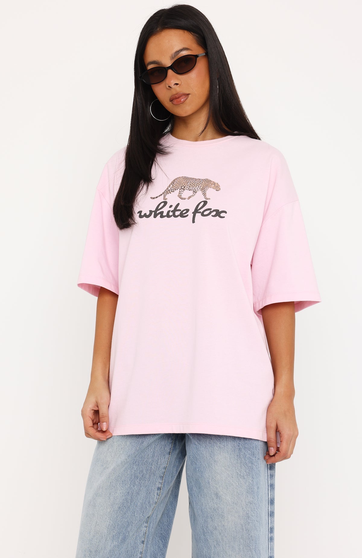 Wild Thing Oversized Tee Pink