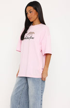 Wild Thing Oversized Tee Pink
