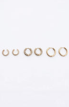 Winston Hoop Earring Set Gold