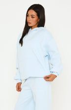 Wishing For It Oversized Hoodie Blue