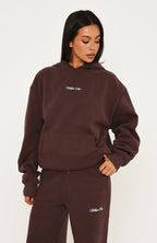 Wishing For It Oversized Hoodie Chocolate