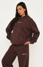 Wishing For It Oversized Hoodie Chocolate