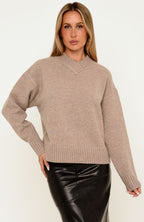 Adelaide Knit Sweater Taupe