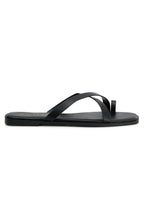 Reggie Slides Black PU
