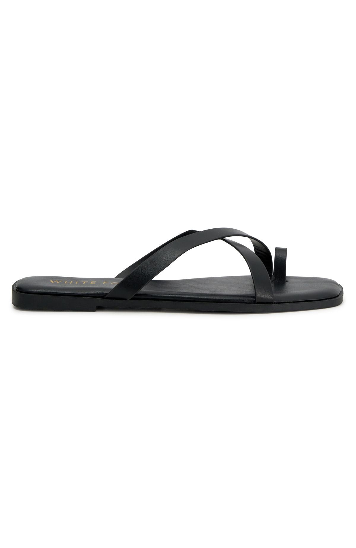 Reggie Slides Black PU